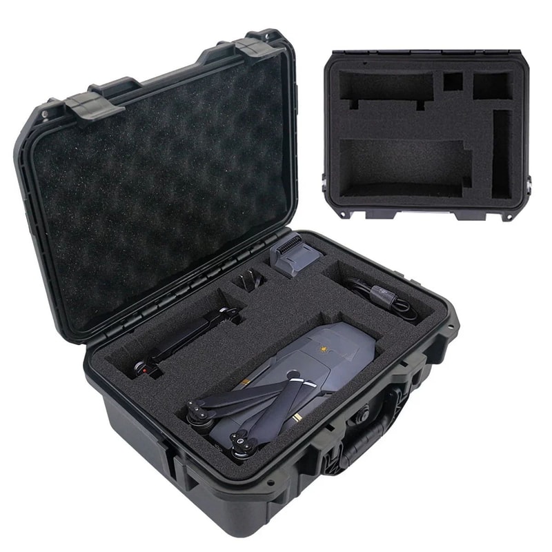 Waterproof Hard Carry Tool Case With PreCut Foam Shockproof Protective Storage Box For Tools Elec 0