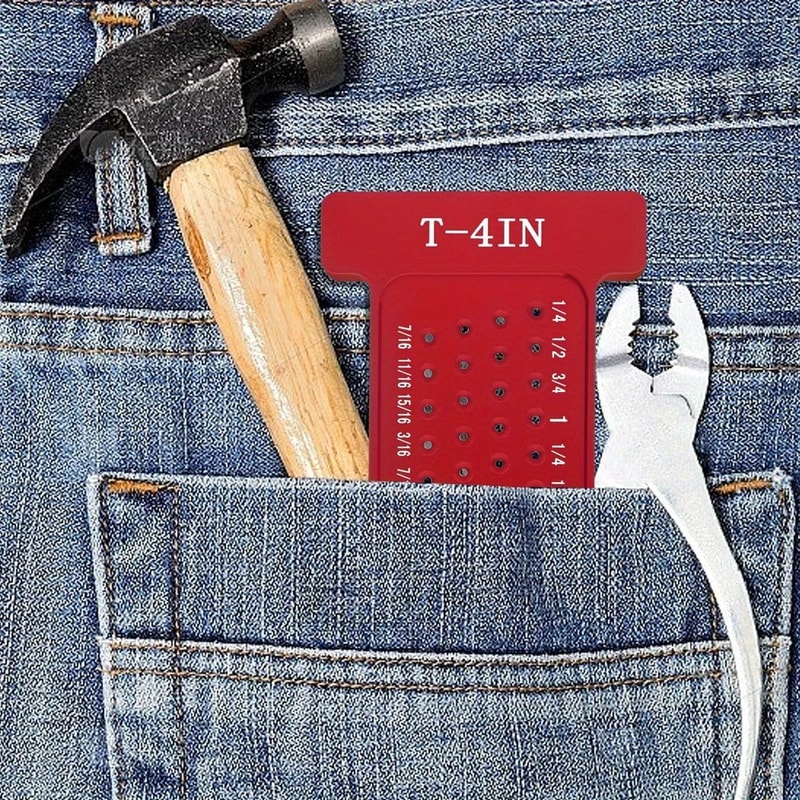 Aluminum Woodworking TSquare Ruler With Scribe Protractor MetricInch Layout Gauge For Precise Mar 5