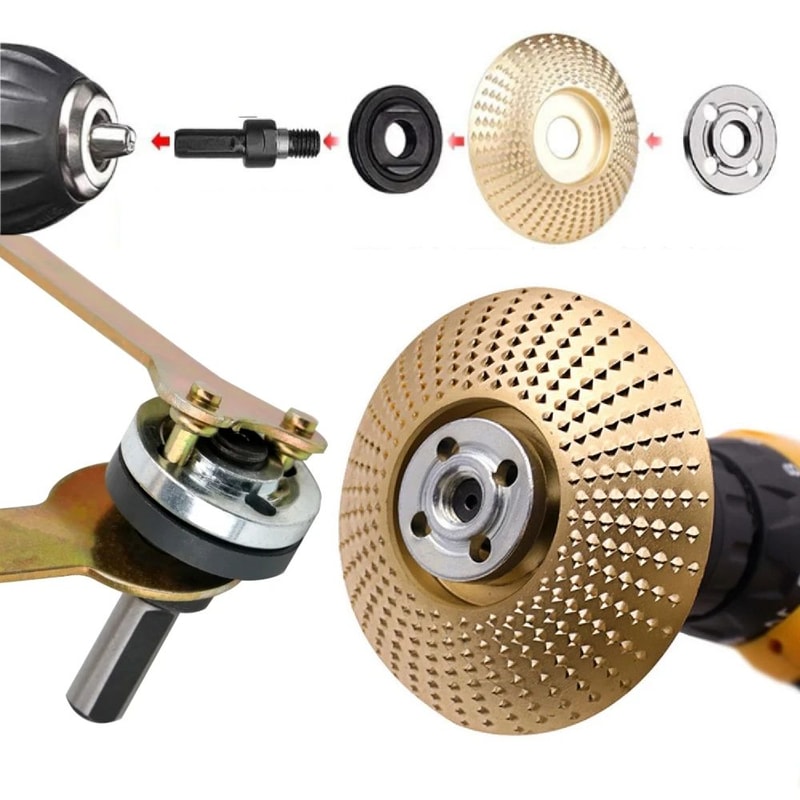 38 Inches Drill To Angle Grinder Adapter Rod With Handle Cutting Polishing Conversion Tool For Me 4