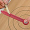 Precision Woodworking Scribe Gauge Compass Circular Drawing Hole Marking Ruler Tool For Carpentry 0