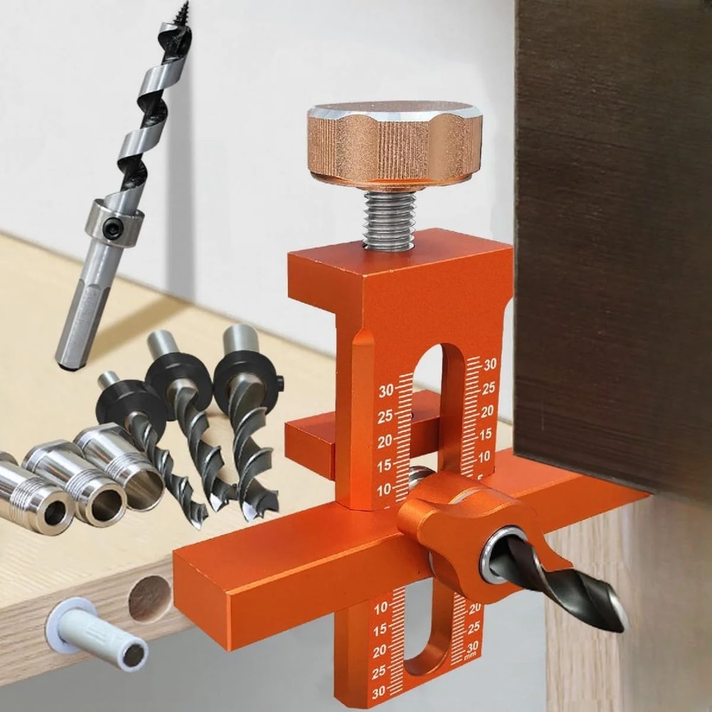 2in1 Cabinet Door Installation Jig With 233139 In Punch Locator Rebounder Mounting Positioner Tool 0