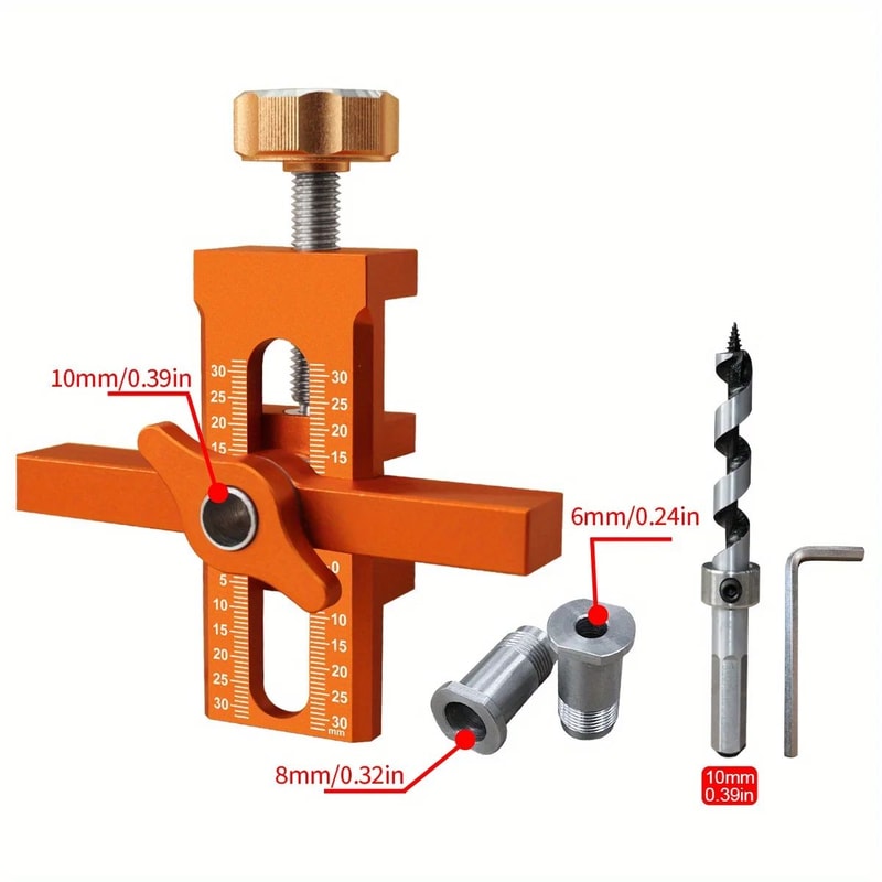 2in1 Cabinet Door Installation Jig With 233139 In Punch Locator Rebounder Mounting Positioner Tool 8