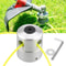 Aluminum 4Line Grass Trimmer Head Heavy Duty Brush Cutter Cutting Line Head Replacement For Strimm 0