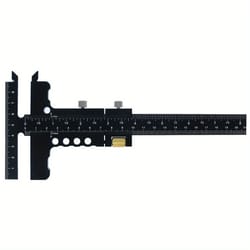 woodworking scriber gauge t-square marking tool – aluminum alloy sliding measuring ruler for framing & scribing