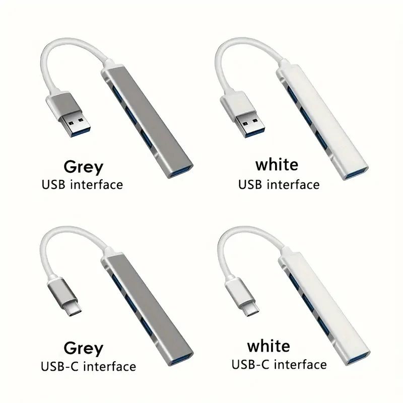USB 30 4Port Hub OTG Dock HighSpeed Splitter Extender Adapter For MacBook AirPro Phone PC Laptop 1