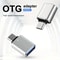 LED USB 30 OTG Adapter Converter USBAMicro USB To USBC Female Connector For Samsung Xiaomi POCO Fa 1