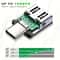 LED USB 30 OTG Adapter Converter USBAMicro USB To USBC Female Connector For Samsung Xiaomi POCO Fa 3