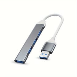 usb-c hub 4-port usb 3.0 adapter otg dock – type c extender splitter for macbook air/pro, phone, pc & laptop