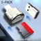 2Pack USBC SDTF Card Reader Zinc Alloy Memory Card Adapter With USBC To USB Converter For IPhone 1 1