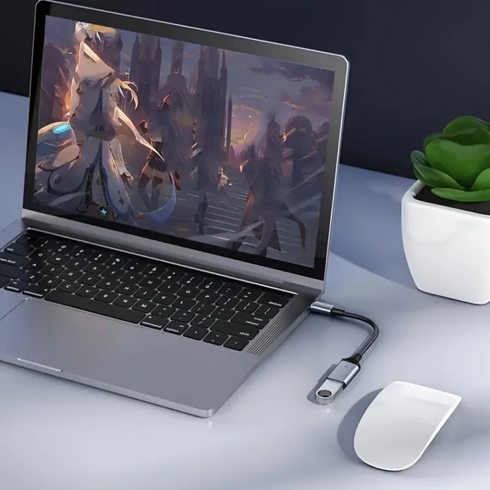 USBC OTG To USBA Adapter Cable TypeC Male To USB 3020 Female Converter For MacBook Pro Samsung 2