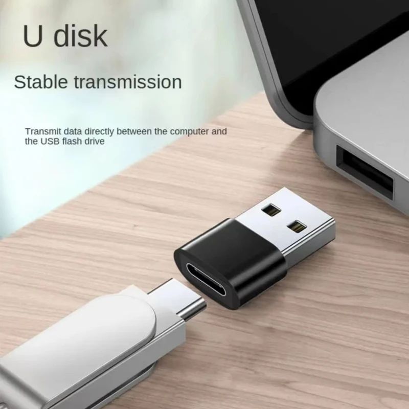 2 Pcs USBC To Micro USB OTG Adapter Cable TypeC Male To Micro USB Female Converter For MacBook Sa 4