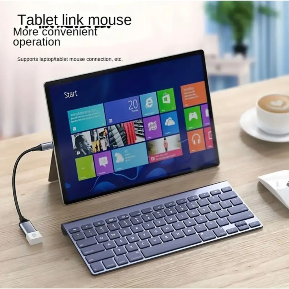 USBC To USBA OTG Adapter Cable TypeC Male To USB 3020 Female Converter For MacBook Pro Samsung De 4