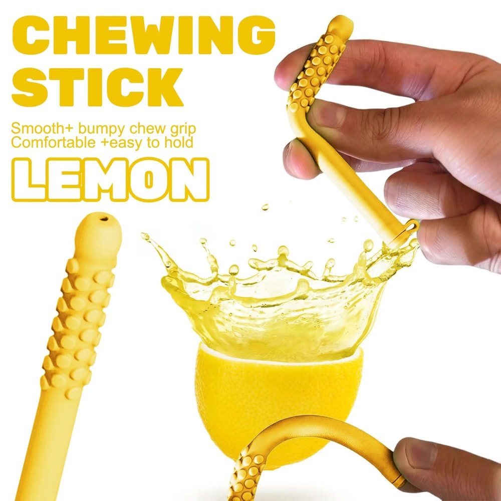 Silicone Essential Oil Chew Stick For Anxiety Relief Aromatherapy Breathing Aid Chewable Stress C 10