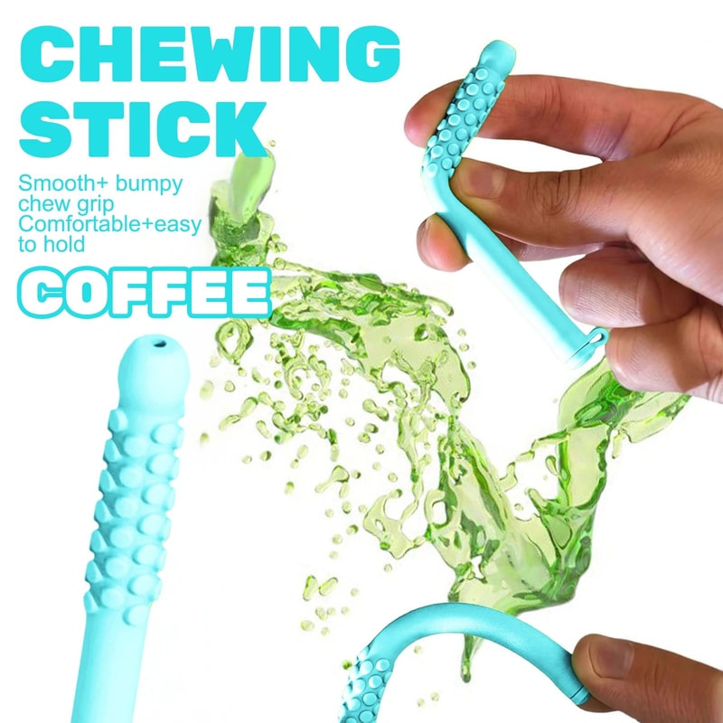 Silicone Essential Oil Chew Stick For Anxiety Relief Aromatherapy Breathing Aid Chewable Stress C 12