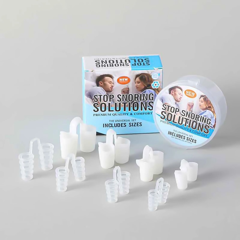 Magnetic AntiSnore Nose Clip With Case Silicone Stop Snoring Aid For Better Sleep Breathing Relie 10