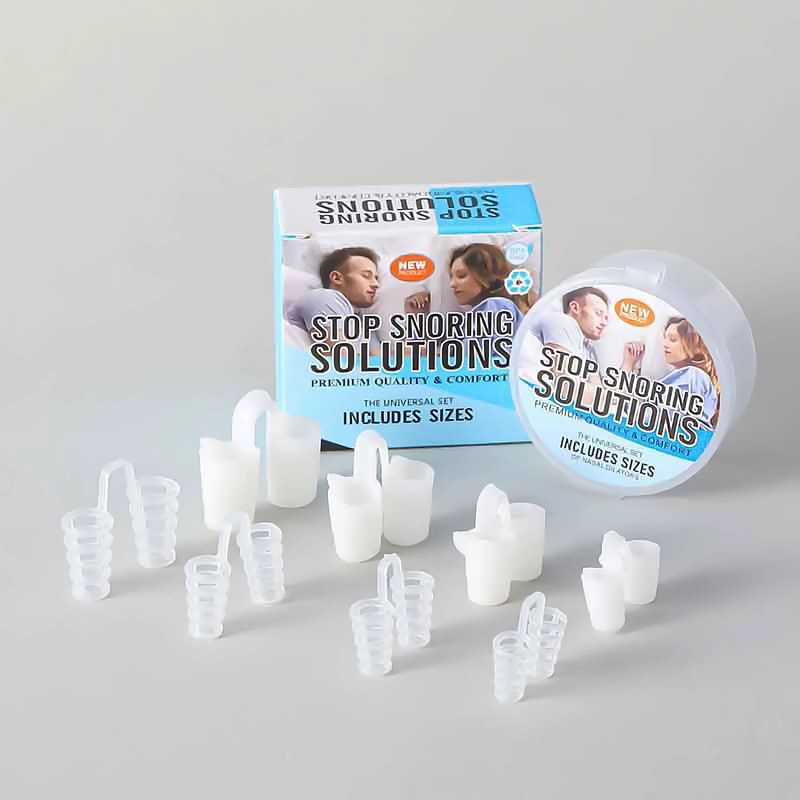 Magnetic AntiSnore Nose Clip With Case Silicone Stop Snoring Aid For Better Sleep Breathing Relie 10