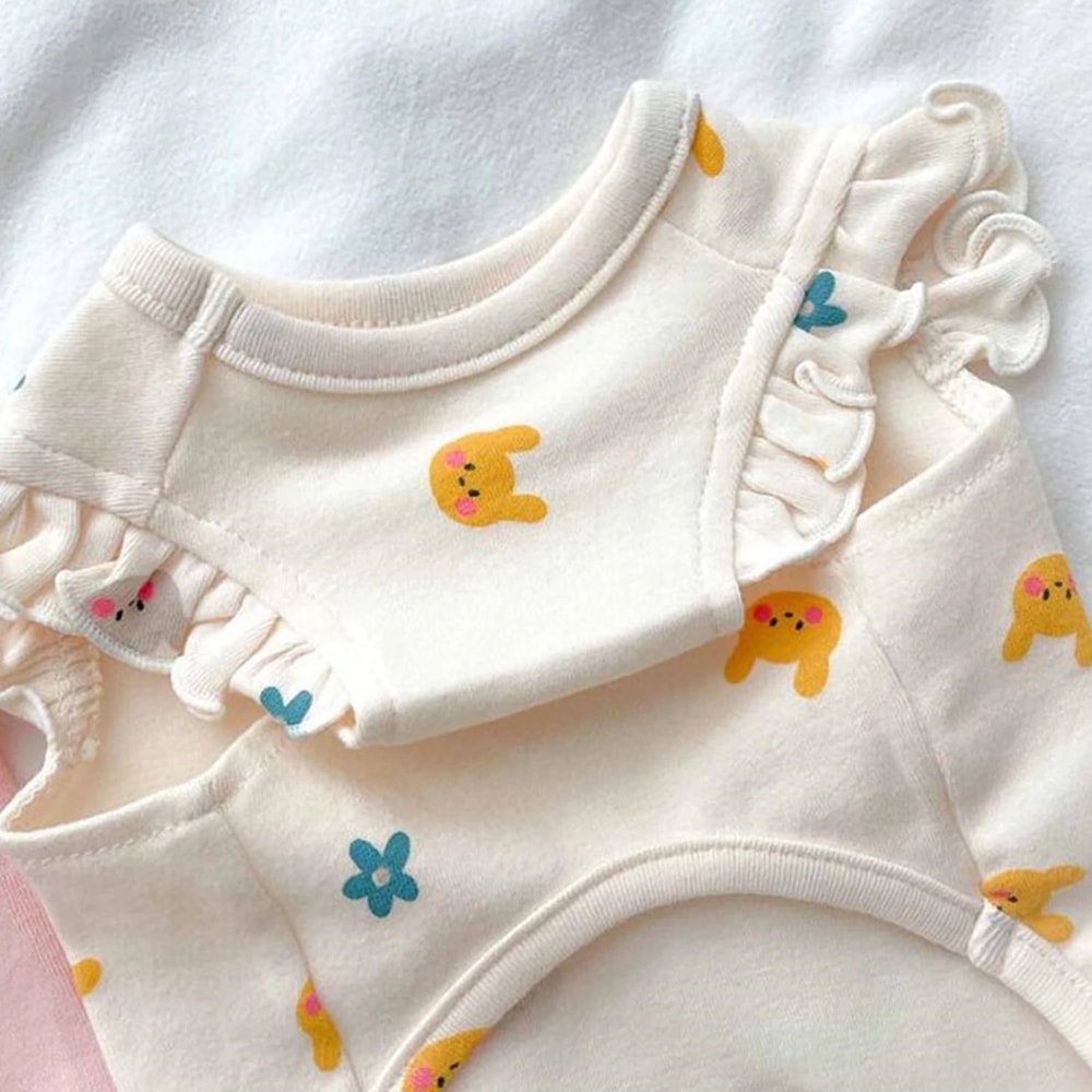 Small Dog Cat Tank Top Vest Sleeveless TwoLeg Pet Shirt Machine Washable Puppy Kitten Clothes F 2