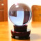 K9 Clear Crystal Ball Decor Solid Glass Sphere Figurine For Home Display Photography Props Elegan 3