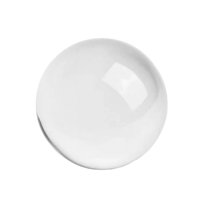 K9 Clear Crystal Ball Decor Solid Glass Sphere Figurine For Home Display Photography Props Elegan 6