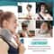 Adjustable Soft Foam Cervical Neck Collar Support Brace With Replacement Cover For Travel Office S 4
