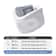 Adjustable Soft Foam Cervical Neck Collar Support Brace With Replacement Cover For Travel Office S 7