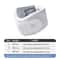 Adjustable Soft Foam Cervical Neck Collar Support Brace With Replacement Cover For Travel Office S 7