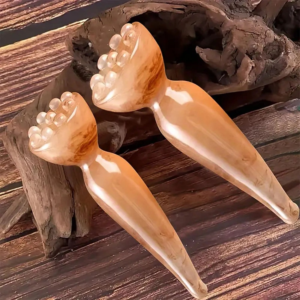 Lotus Seedpod Gua Sha Face Massage Tool Resin Facial Lifting Stick For Sculpting Dark Spot Care S 3