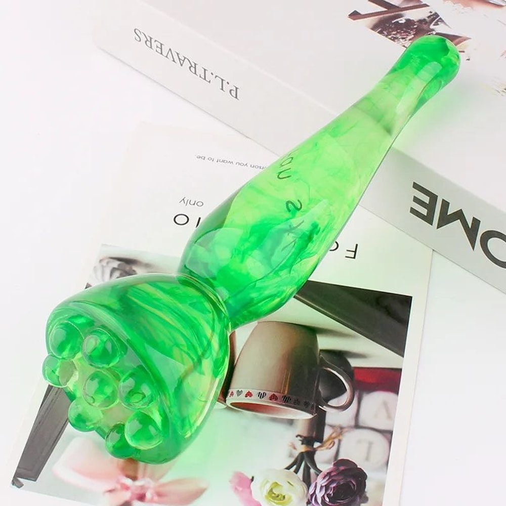 Lotus Seedpod Gua Sha Face Massage Tool Resin Facial Lifting Stick For Sculpting Dark Spot Care S 5