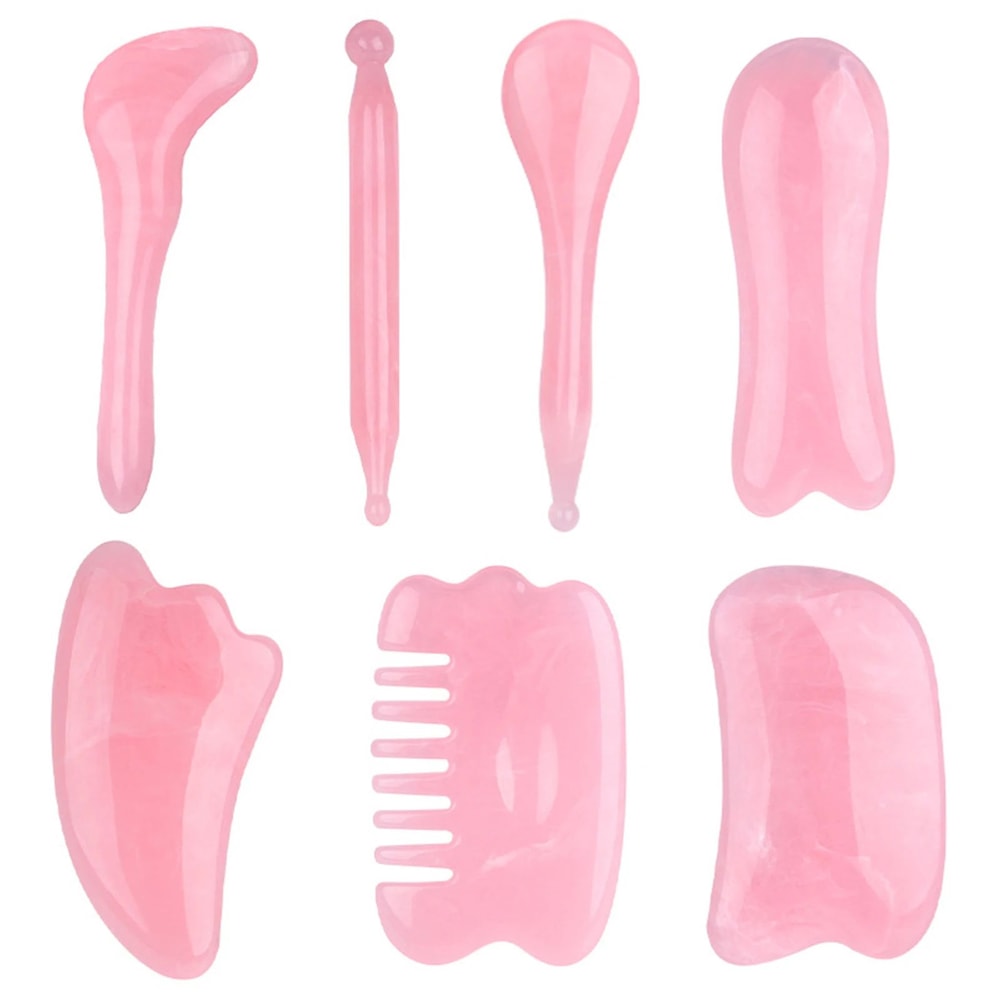 Lotus Seedpod Gua Sha Face Massage Tool Resin Facial Lifting Stick For Sculpting Dark Spot Care S 8