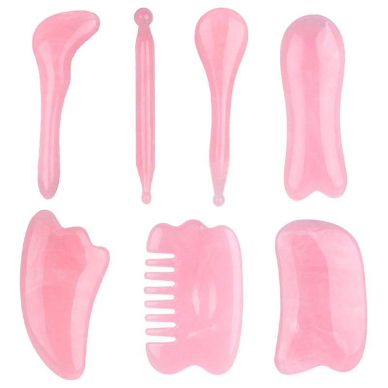 Lotus Seedpod Gua Sha Face Massage Tool Resin Facial Lifting Stick For Sculpting Dark Spot Care S 8