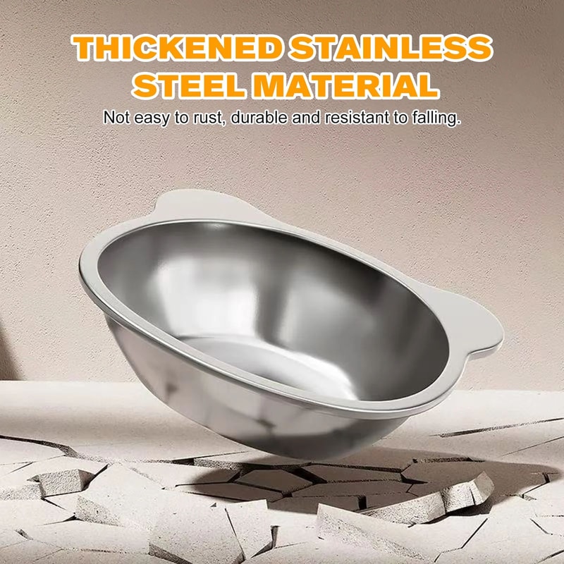 Raised Stainless Steel Cat Bowl With Stand AntiSpill Food Water Dish For Cats Small Dogs NeckFri 2
