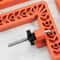 90 Right Angle Clamp Set LType Positioning Square Ruler For Woodworking Cabinet Box Frame Splicing 1