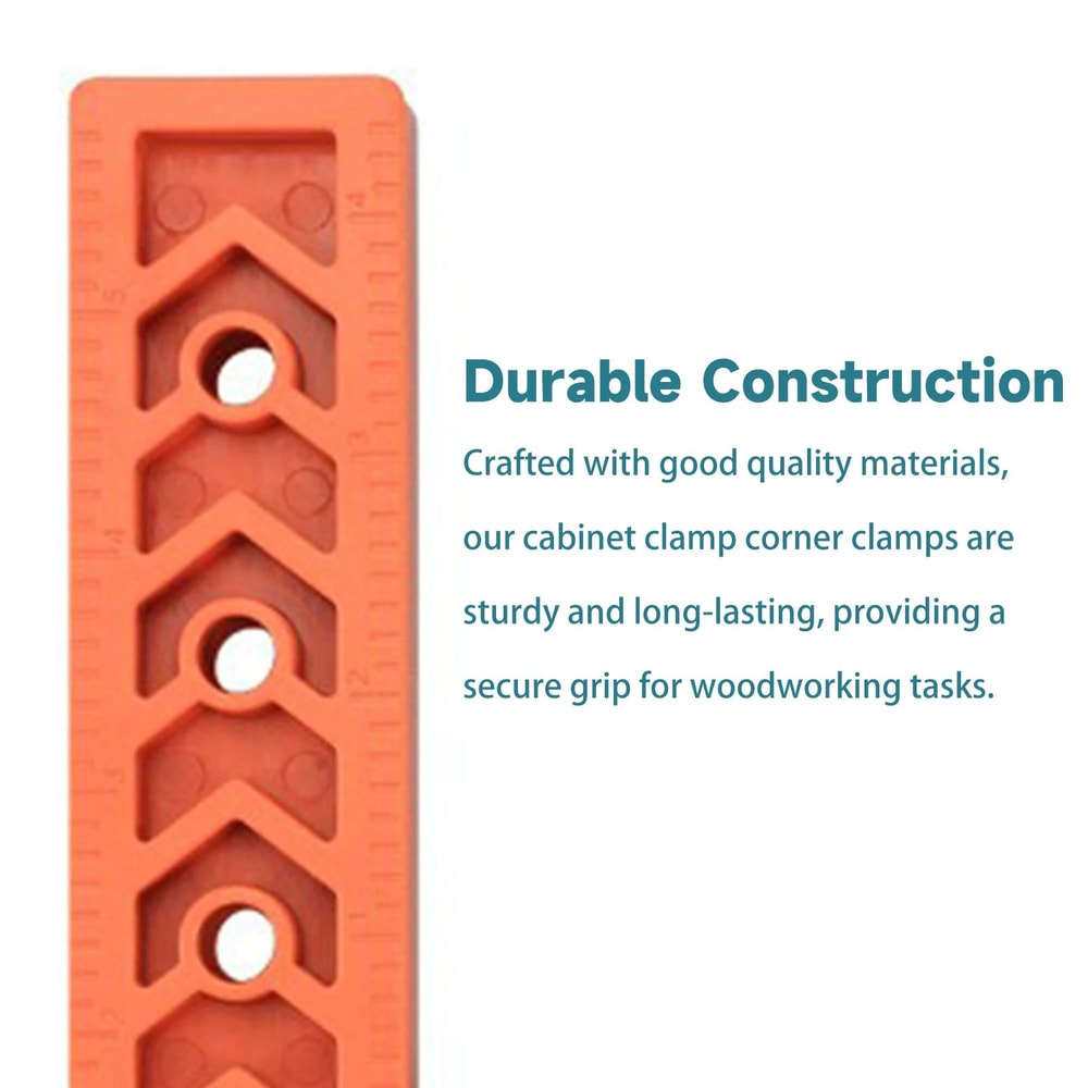 90 Right Angle Clamp Set LType Positioning Square Ruler For Woodworking Cabinet Box Frame Splicing 2