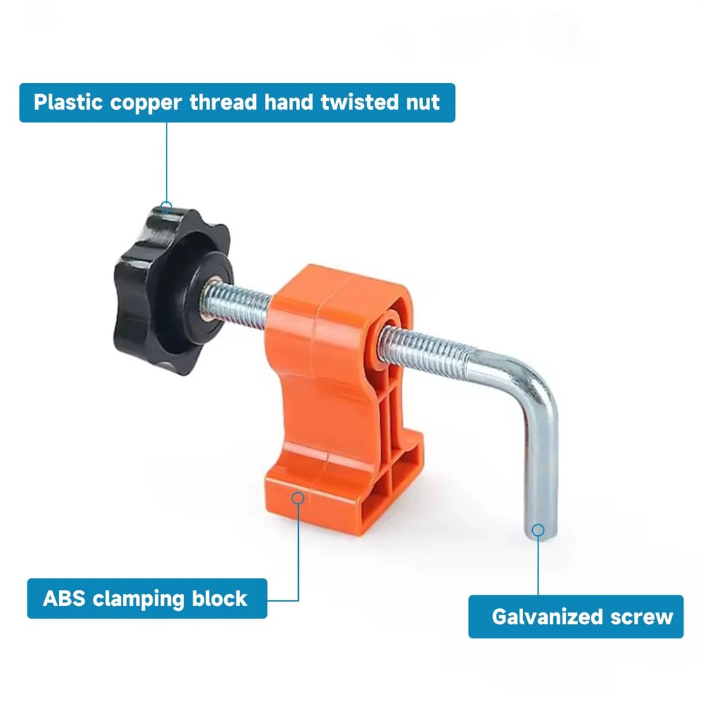 90 Right Angle Clamp Set LType Positioning Square Ruler For Woodworking Cabinet Box Frame Splicing 3