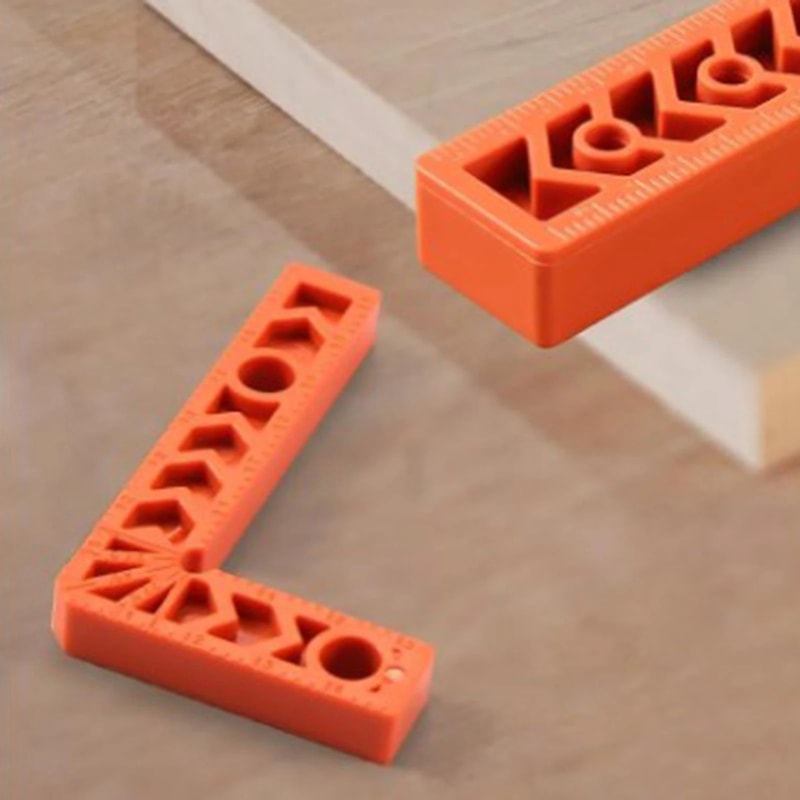 90 Right Angle Clamp Set LType Positioning Square Ruler For Woodworking Cabinet Box Frame Splicing 5