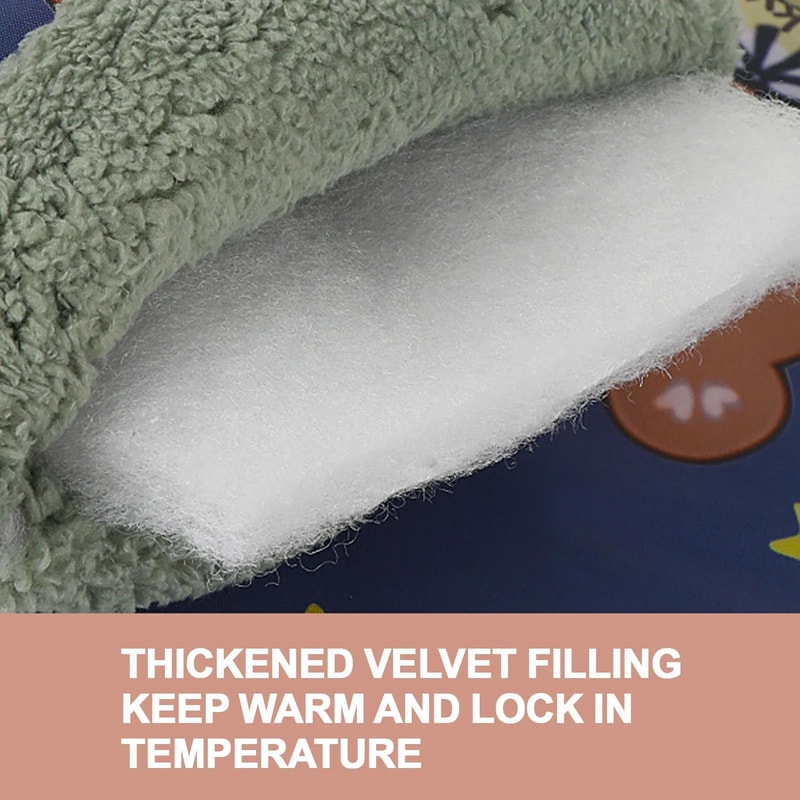 Winter Motorcycle Handlebar Covers Warm Windproof Reflective Hand Guards For Scooter EBike Mountai 2