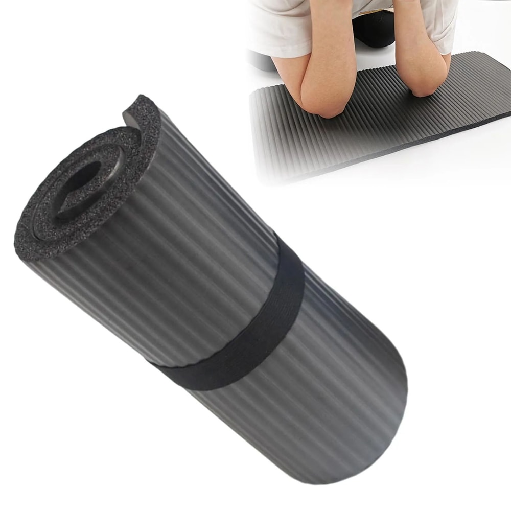 Mini Premium Yoga Mat Soft ShockAbsorbing Pilates Exercise Mat For Home Workouts Stretching Knees 2