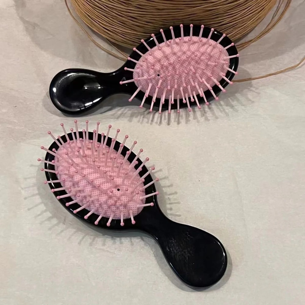 Cute Bow Air Cushion Hair Brush AntiStatic Detangling Comb FoldingNonFolding Scalp Massage Hairbru 2