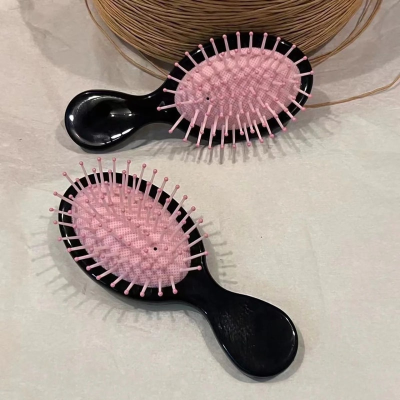 Cute Bow Air Cushion Hair Brush AntiStatic Detangling Comb FoldingNonFolding Scalp Massage Hairbru 2