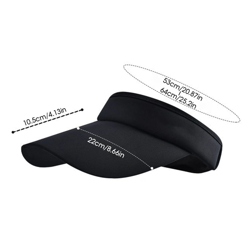 Mens Summer UV Protection Hat Adjustable Solid Sunshade Cap For Beach Camping Fishing Travel Outd 5