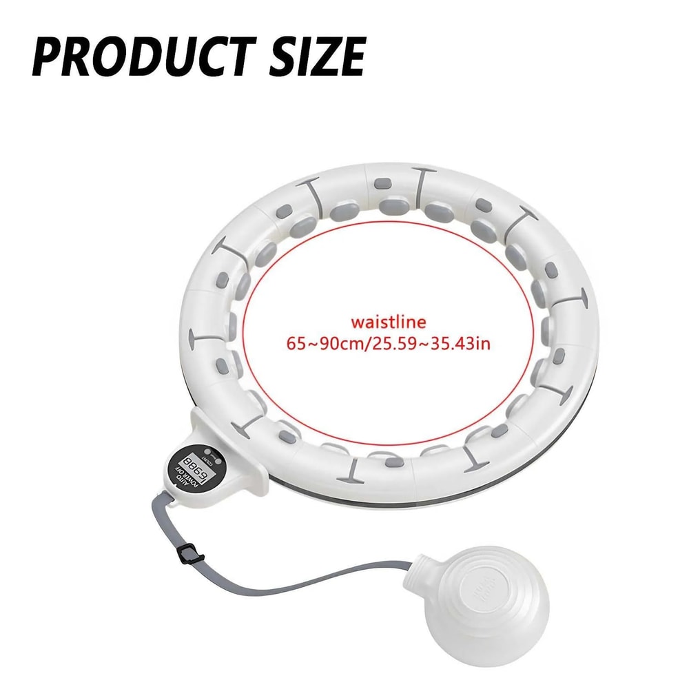 Smart Weighted Fitness Hula Hoop For Adults With Massage Nodes Gravity Ball Counter Adjustable Wai 10