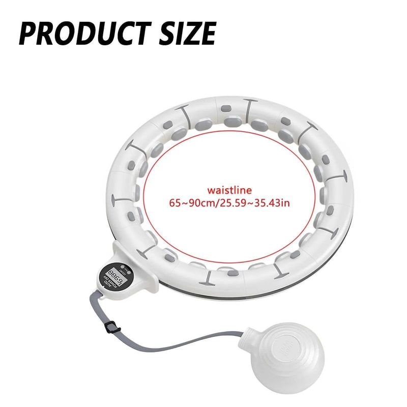 Smart Weighted Fitness Hula Hoop For Adults With Massage Nodes Gravity Ball Counter Adjustable Wai 10