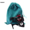 Fishing Tackle Storage Bag Drawstring Pouch Soft Flocking Organizer For Lures Reels Outdoor Campin 5