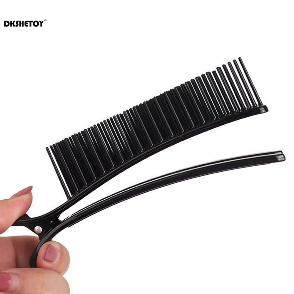 Professional Salon Hair Clips Comb With Wide Teeth Sectioning Clips For Hair Cutting Dyeing Layeri 2