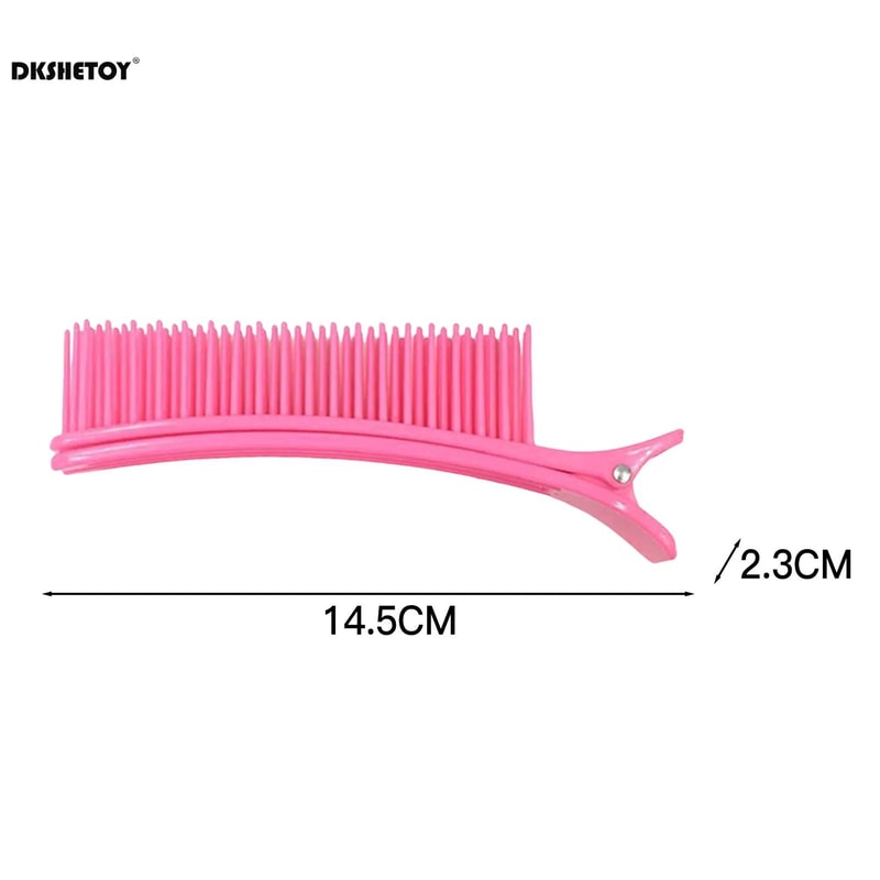 Professional Salon Hair Clips Comb With Wide Teeth Sectioning Clips For Hair Cutting Dyeing Layeri 4