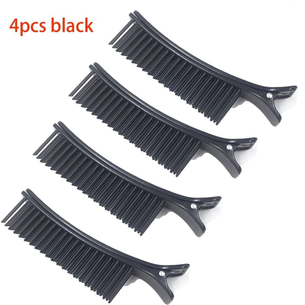 Professional Salon Hair Clips Comb With Wide Teeth Sectioning Clips For Hair Cutting Dyeing Layeri 10