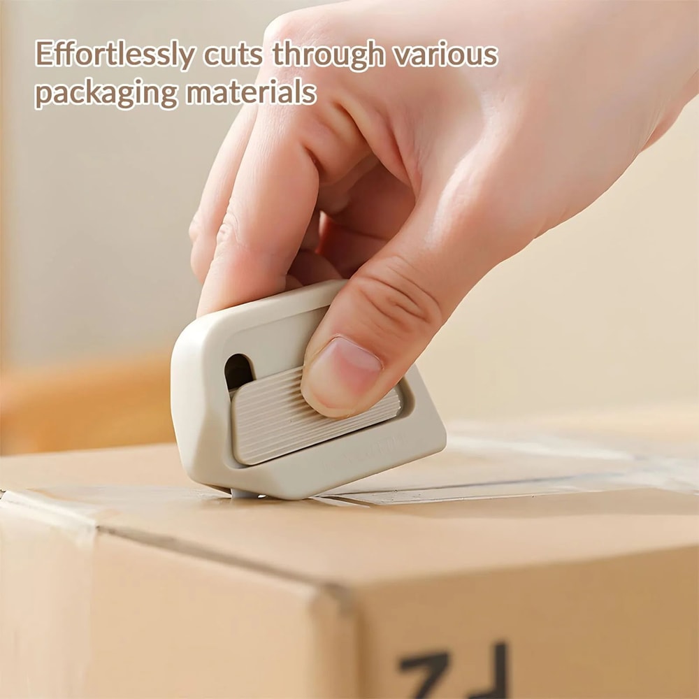 Mini Ceramic Safety Paper Cutter With AutoRebound Blade Magnetic Adsorption Box Opener For Tape Ca 3