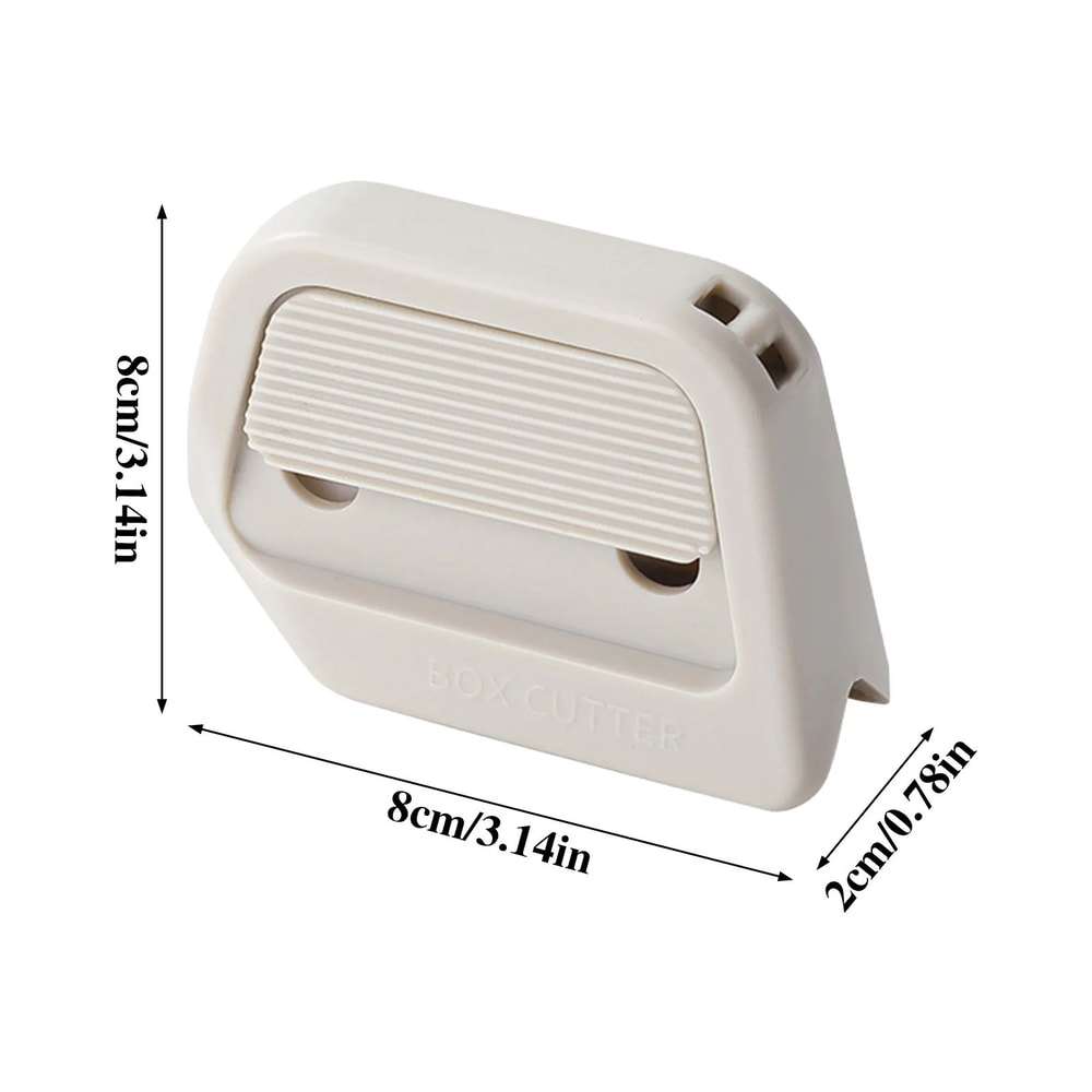 Mini Ceramic Safety Paper Cutter With AutoRebound Blade Magnetic Adsorption Box Opener For Tape Ca 7