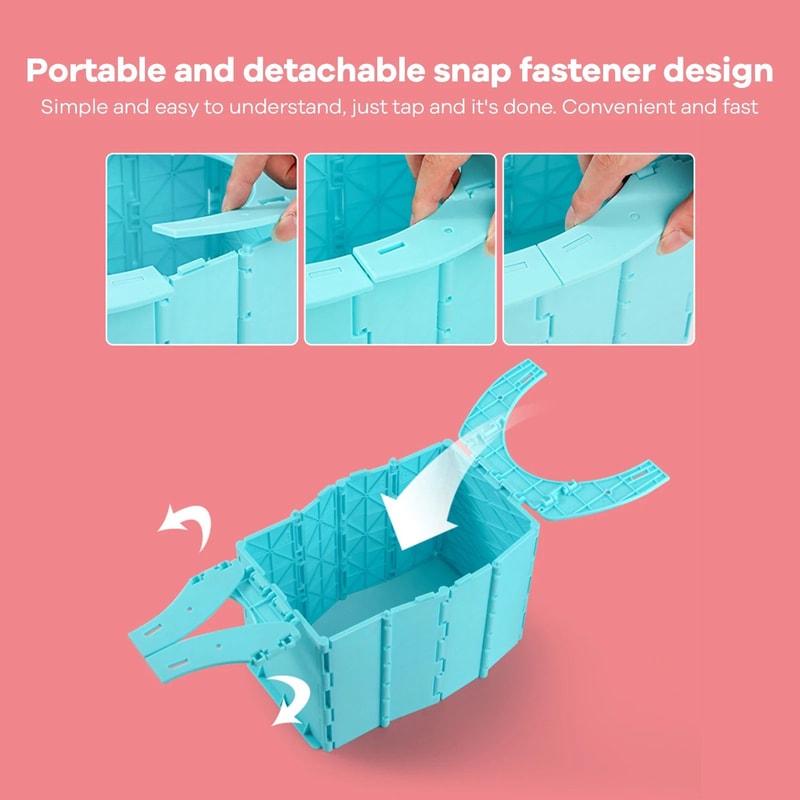 Foldable Kids Travel Potty For Toddlers Portable LeakProof Car Toilet Collapsible Emergency Potty F 5