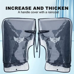 winter motorcycle handlebar mittens, thick waterproof windproof covers for bikes, tricycles & scooters, warm hands